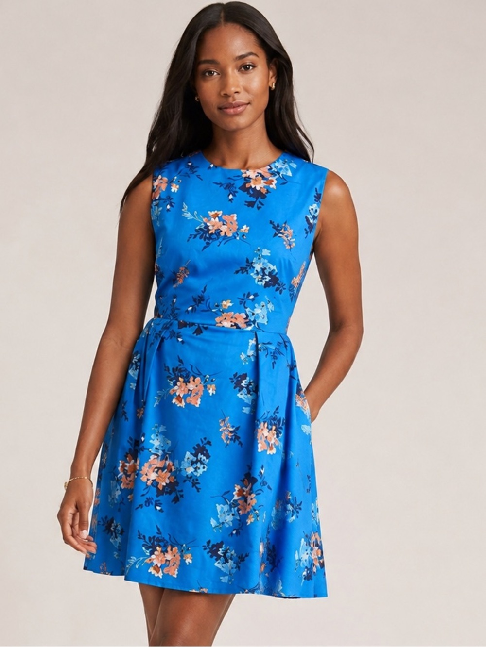 GAP Blue Floral Dress